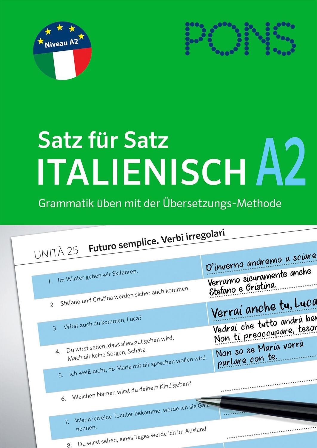 Cover: 9783125621671 | PONS Satz für Satz Italienisch A2 | Taschenbuch | Deutsch | 2019