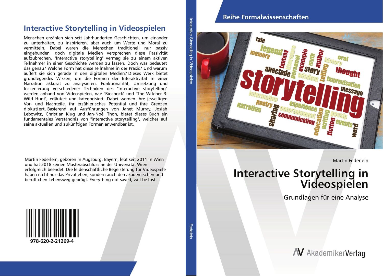 Cover: 9786202212694 | Interactive Storytelling in Videospielen | Grundlagen für eine Analyse