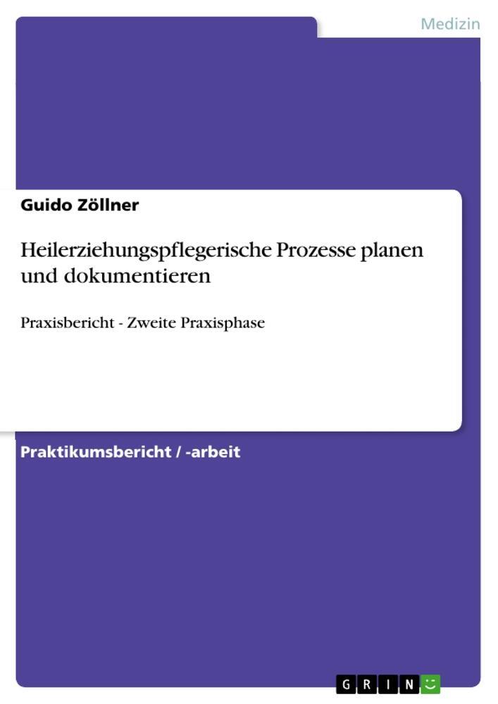 Cover: 9783656580959 | Heilerziehungspflegerische Prozesse planen und dokumentieren | Zöllner