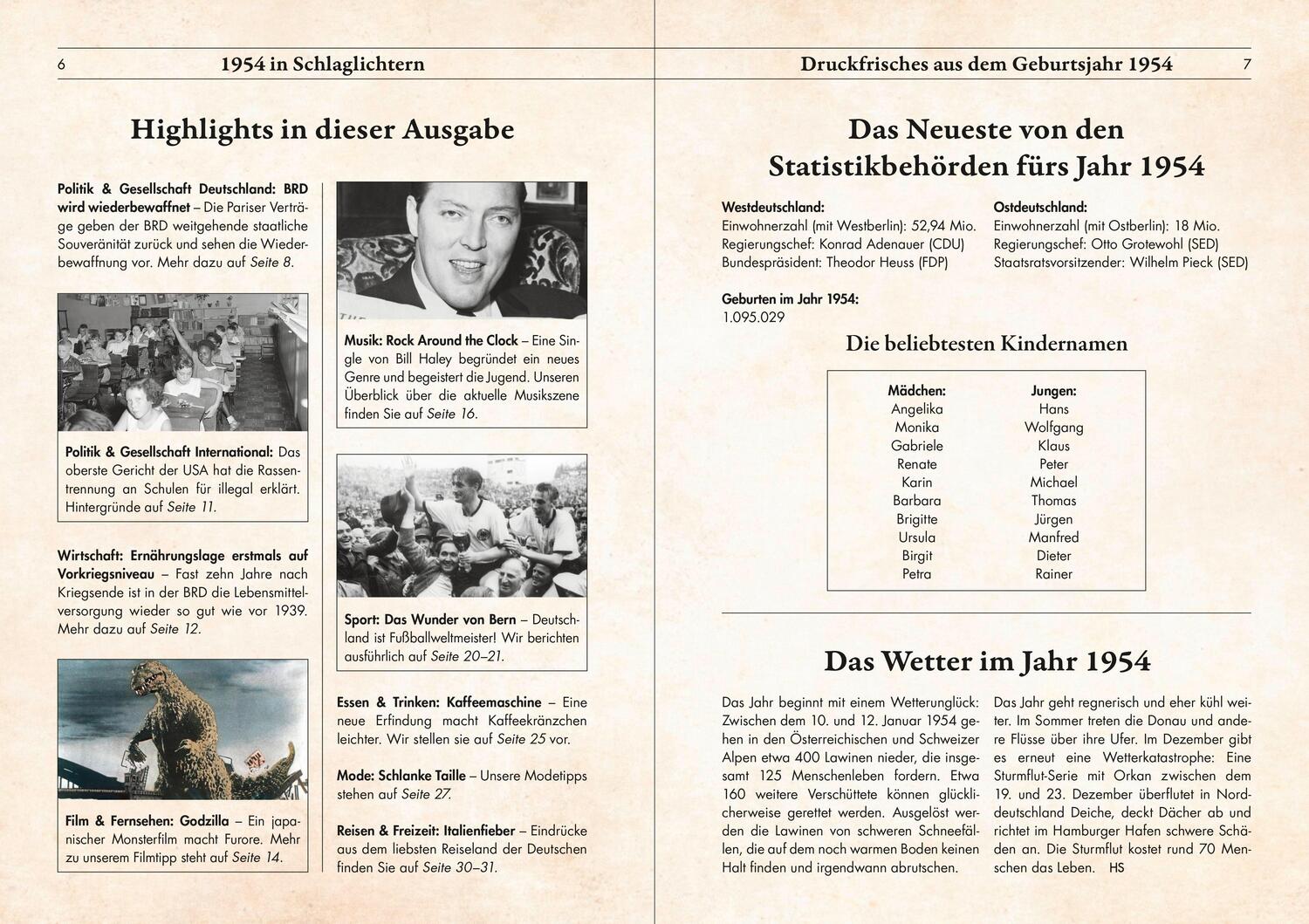 Bild: 9783629009654 | 1954 - Geburtstagskurier | Ute Wielandt | Buch | 80 S. | Deutsch