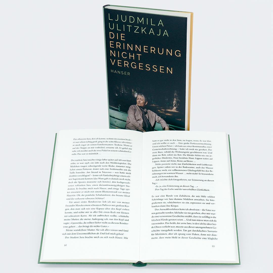 Bild: 9783446276307 | Die Erinnerung nicht vergessen | Ljudmila Ulitzkaja | Buch | 192 S.