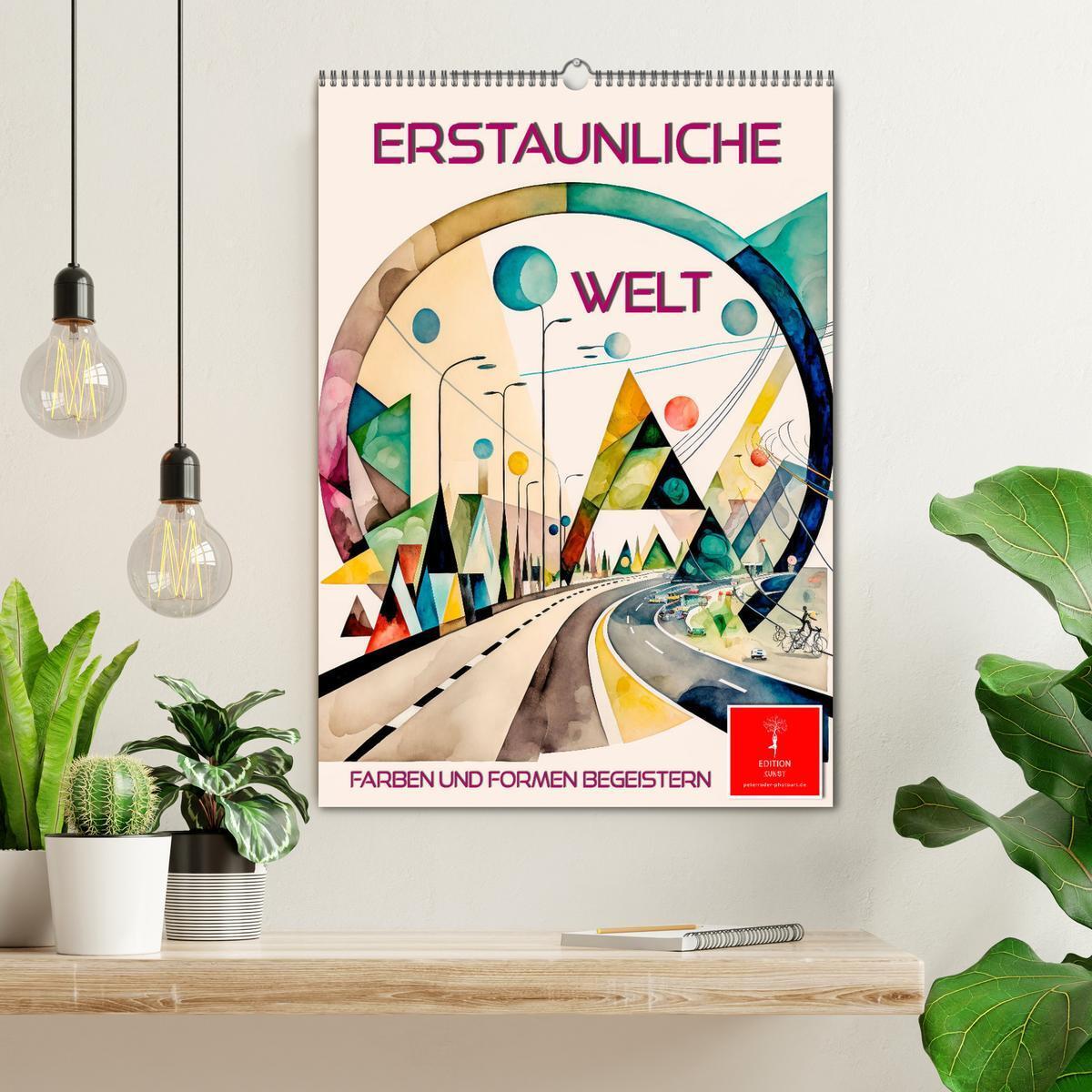 Bild: 9783435884537 | Erstaunliche Welt (Wandkalender 2025 DIN A2 hoch), CALVENDO...