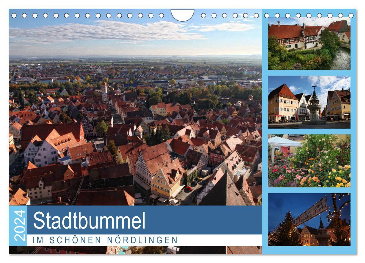 Cover: 9783383217227 | Stadtbummel im schönen Nördlingen (Wandkalender 2024 DIN A4 quer),...