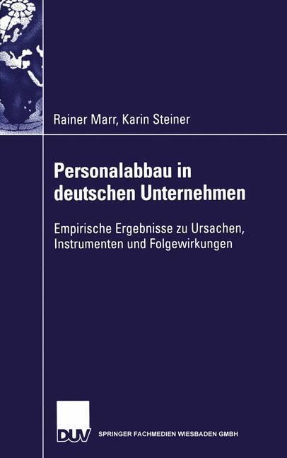 Cover: 9783824478699 | Personalabbau in deutschen Unternehmen | Rainer Marr (u. a.) | Buch