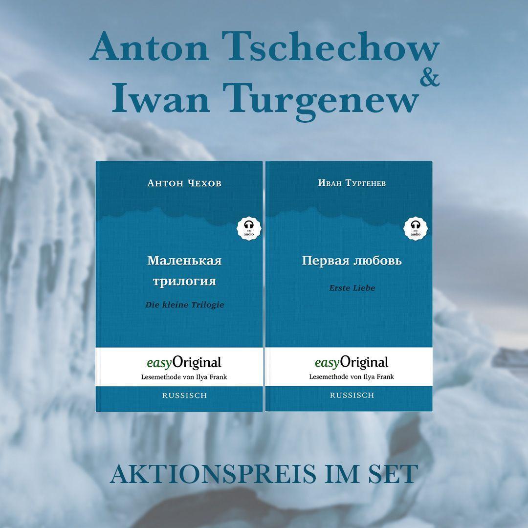 Cover: 9783991126256 | Anton Tschechow &amp; Iwan Turgenew Softcover (Bücher + Audio-Online) -...