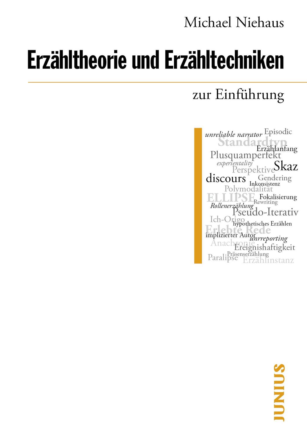Cover: 9783960603252 | Erzähltheorie und Erzähltechniken zur Einführung | Michael Niehaus
