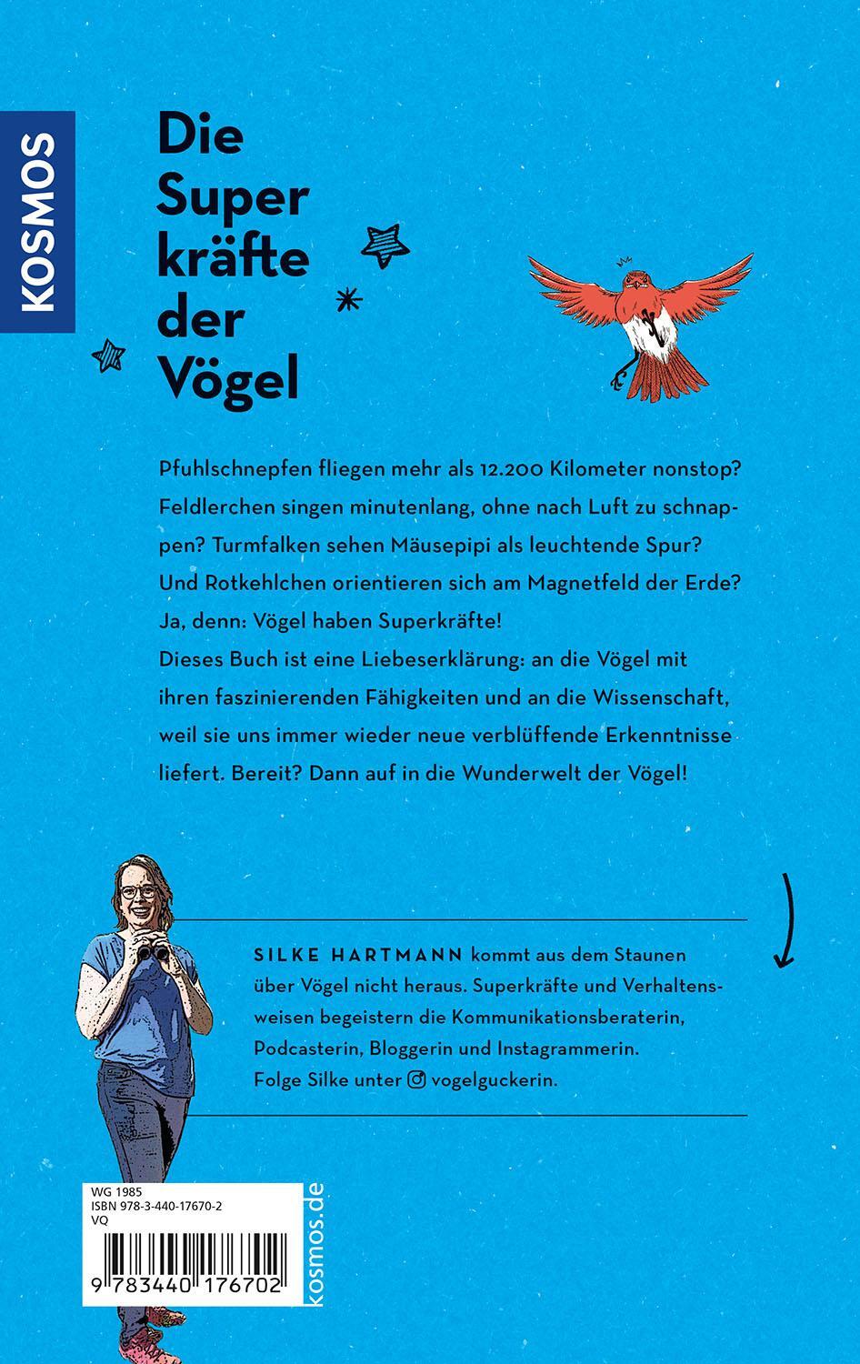 Rückseite: 9783440176702 | Die Superkräfte der Vögel | Silke Hartmann | Taschenbuch | 192 S.