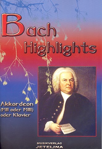 Cover: 9990051839296 | Bach-Highlights Band 1 für Akkordeon (Keyboard/Klavier) | Bach