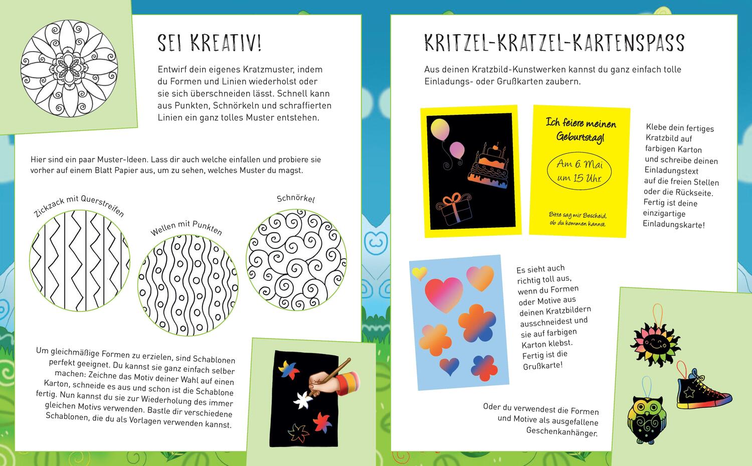 Bild: 9783625191902 | Zauberer und Elfen - Kritzel-Kratzel-Buch für Kinder ab 5 Jahren