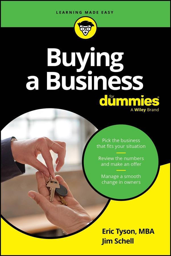Cover: 9781394245758 | Buying a Business For Dummies | Eric Tyson (u. a.) | Taschenbuch