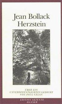 Cover: 9783446174481 | Herzstein | Über ein unveröffentlichtes Gedicht von Paul Celan | Buch