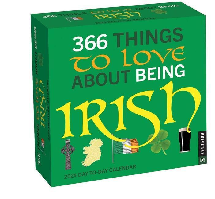 Cover: 9780789343000 | 366 Things to Love about Being Irish 2024 Day-To-Day Calendar | 2024