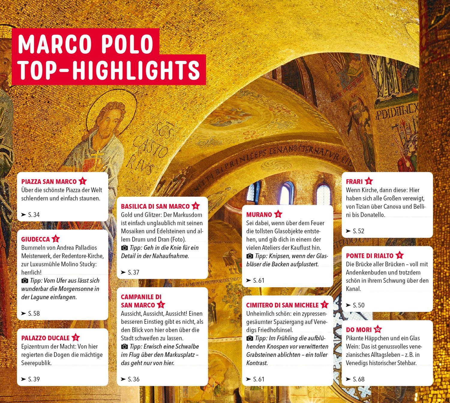 Bild: 9783829719346 | MARCO POLO Reiseführer Venedig | Stefan Maiwald (u. a.) | Taschenbuch