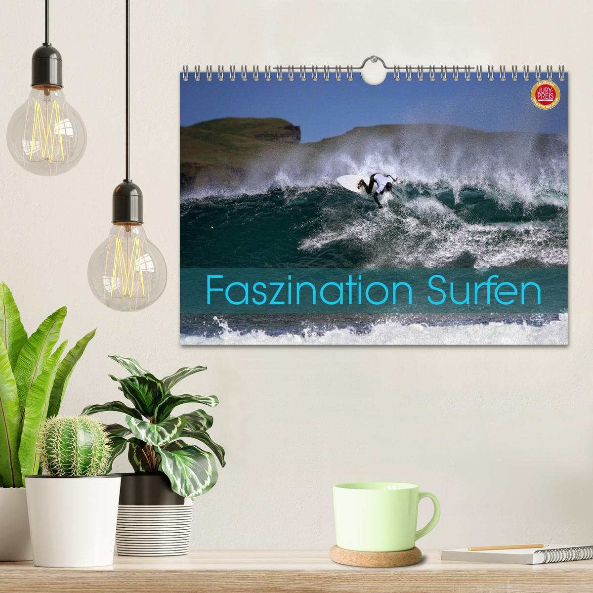 Bild: 9783435633364 | Faszination Surfen (Wandkalender 2025 DIN A4 quer), CALVENDO...