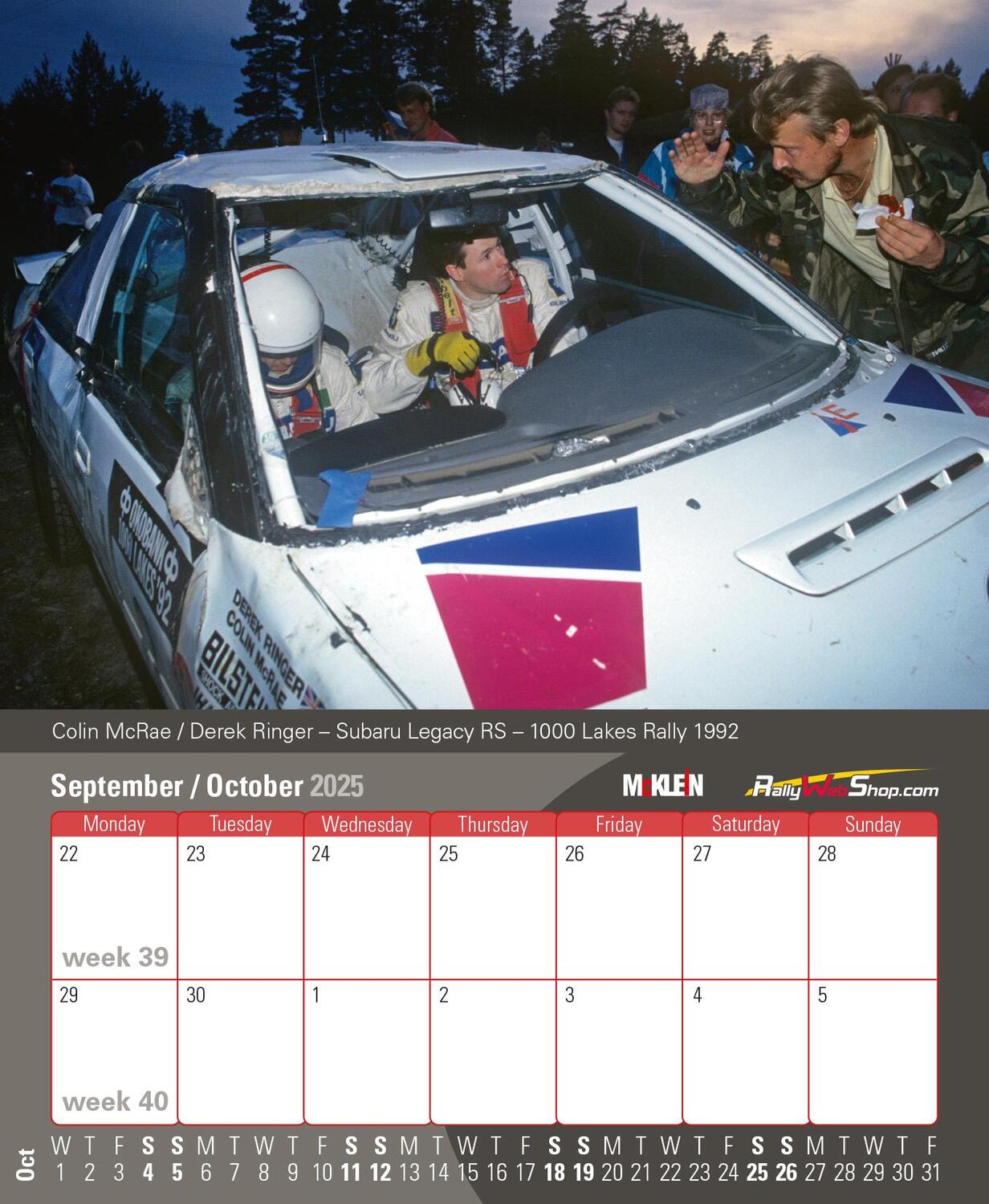 Bild: 9783947156610 | 2025 Desktop Rally Calendar | History meets the Present | Klein | 2025