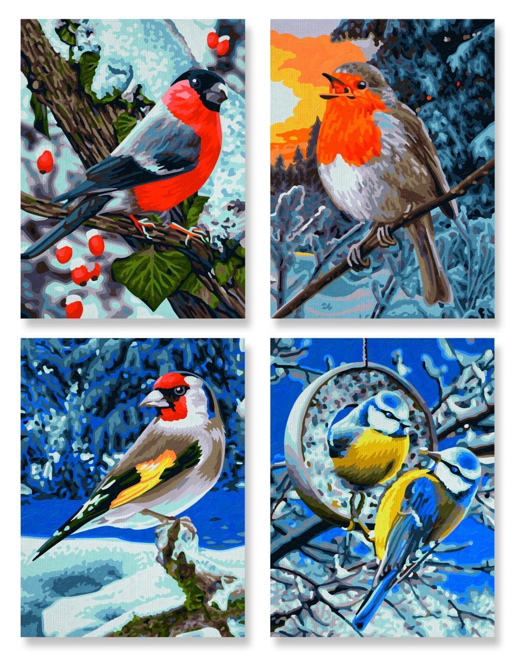 Bild: 4000887936610 | Schipper Malen nach Zahlen: Wintervögel (Quattro) | Schipper | Spiel