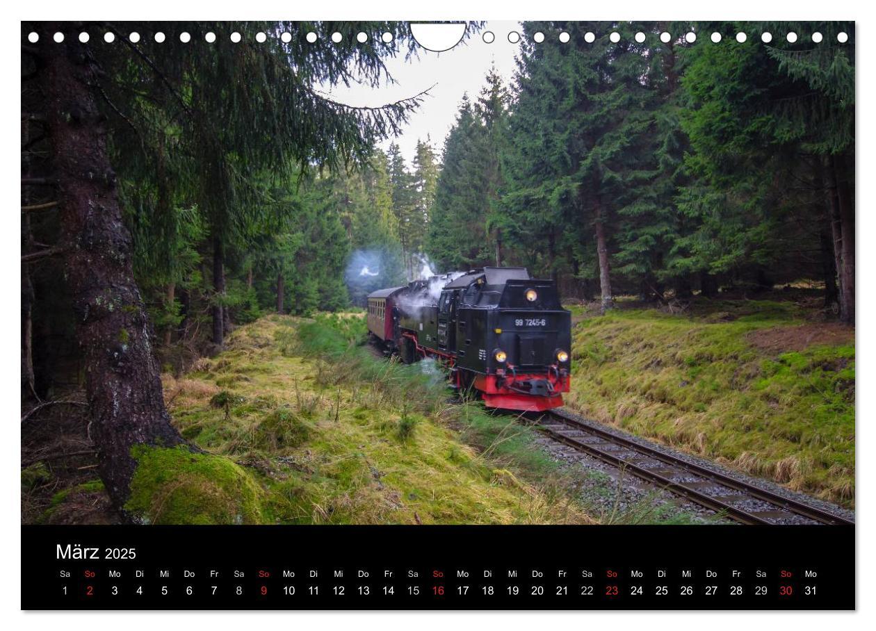 Bild: 9783435465941 | Unter Dampf in Sachsen Anhalt 2.0 (Wandkalender 2025 DIN A4 quer),...