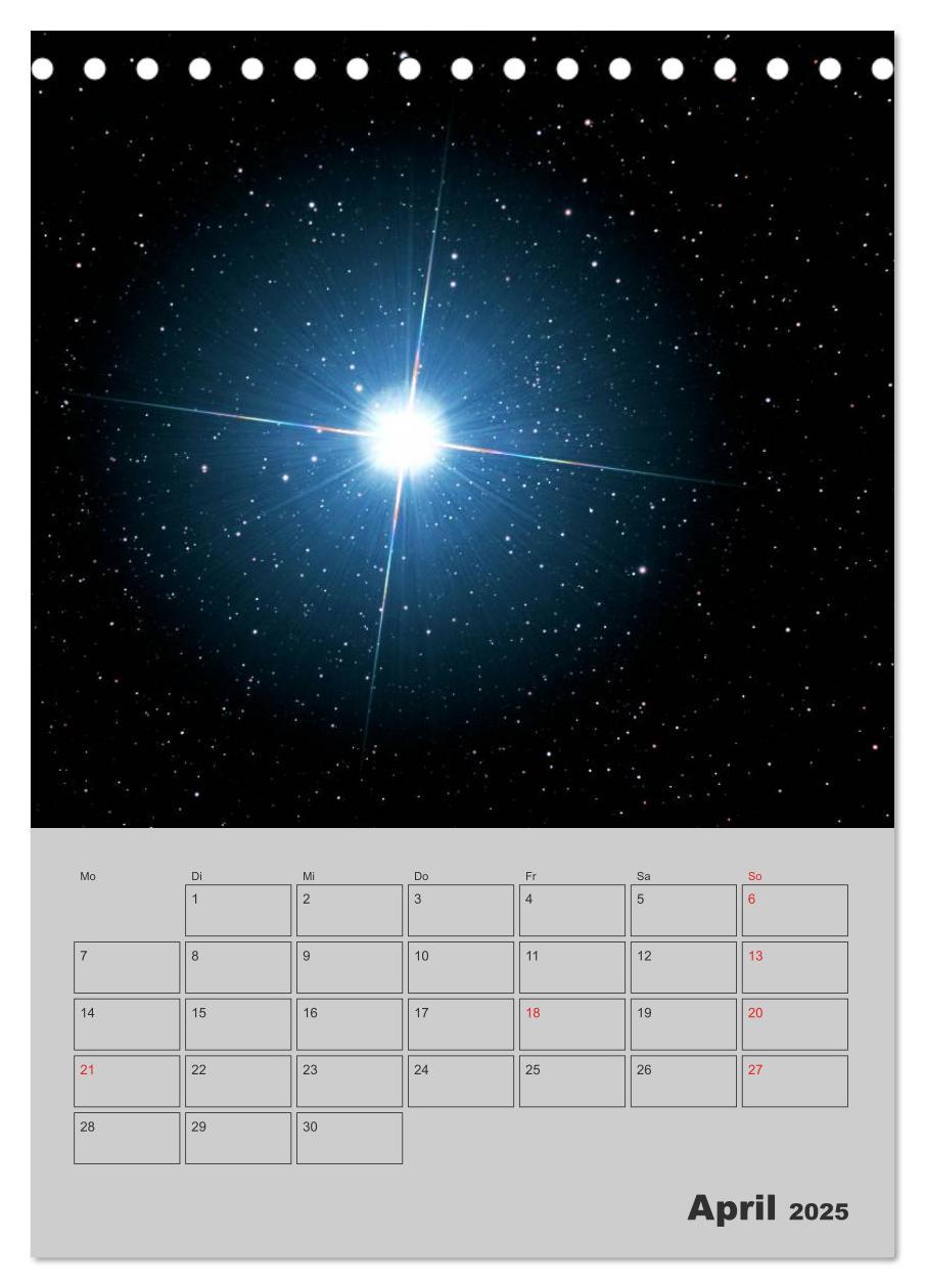 Bild: 9783457003657 | Schönheit des Universums (Tischkalender 2025 DIN A5 hoch), CALVENDO...