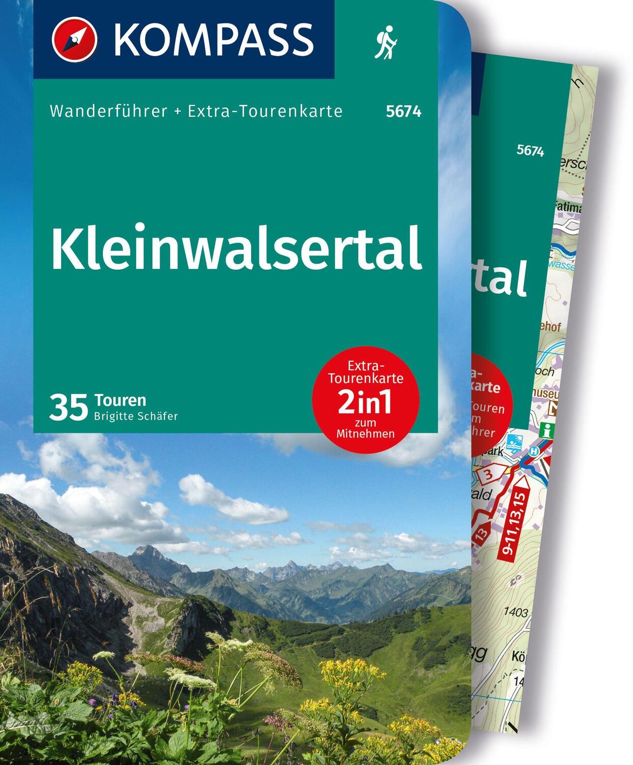 Cover: 9783991217978 | KOMPASS Wanderführer Kleinwalsertal, 35 Touren | Brigitte Schäfer