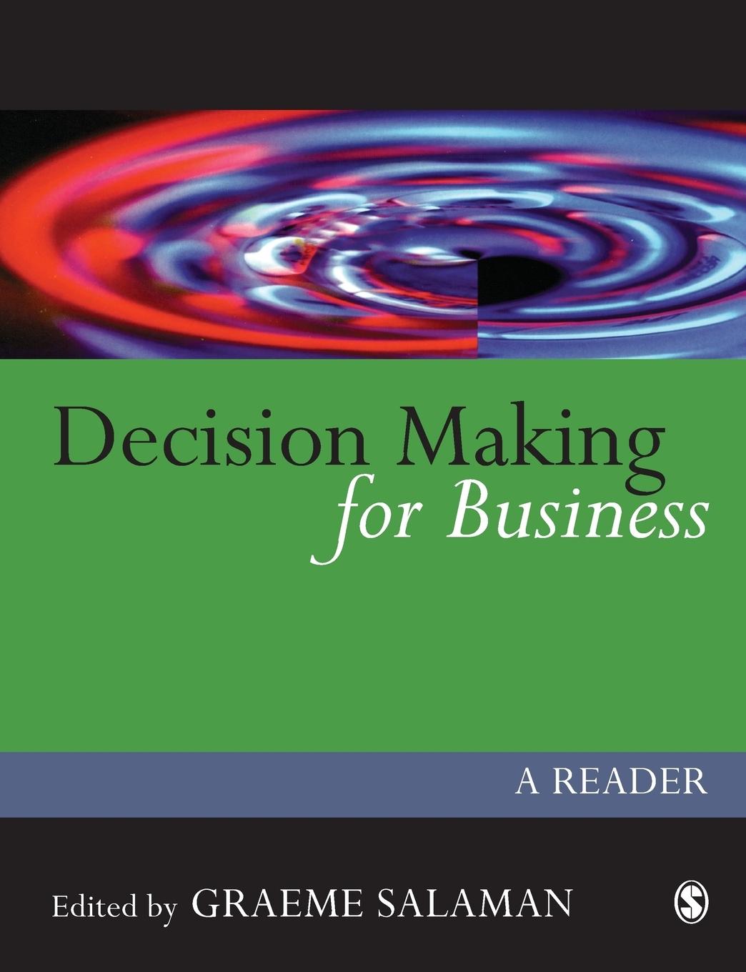 Cover: 9780761974116 | Decision Making for Business | A Reader | Graeme Salaman | Taschenbuch