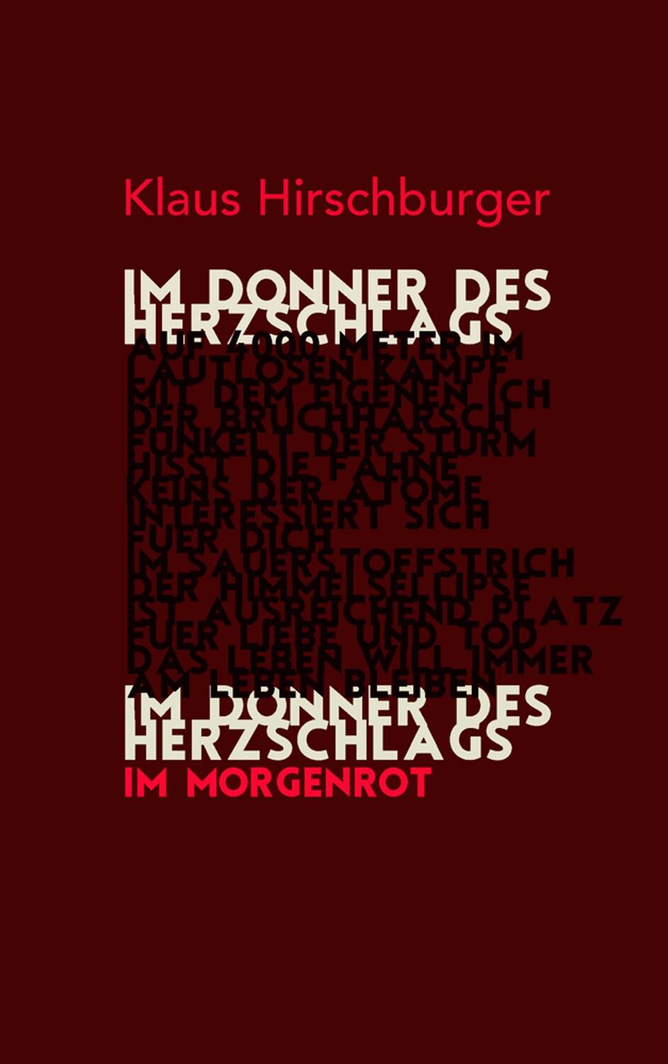 Cover: 9783732289196 | Im Donner des Herzschlags | Klaus Hirschburger | Taschenbuch | Deutsch