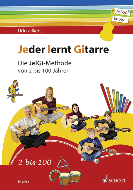 Cover: 9783795712068 | Jeder lernt Gitarre - Die JelGi-Methode | Udo Zilkens | Deutsch | 2017