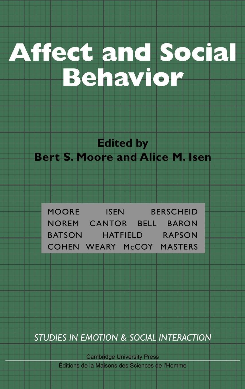 Cover: 9780521327688 | Affect and Social Behavior | Bert S. Moore | Buch | Englisch | 2012