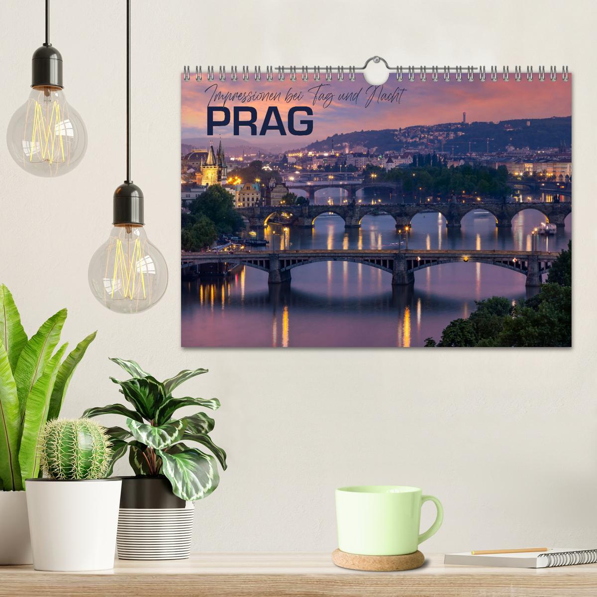 Bild: 9783383950896 | PRAG Impressionen bei Tag und Nacht (Wandkalender 2025 DIN A4...