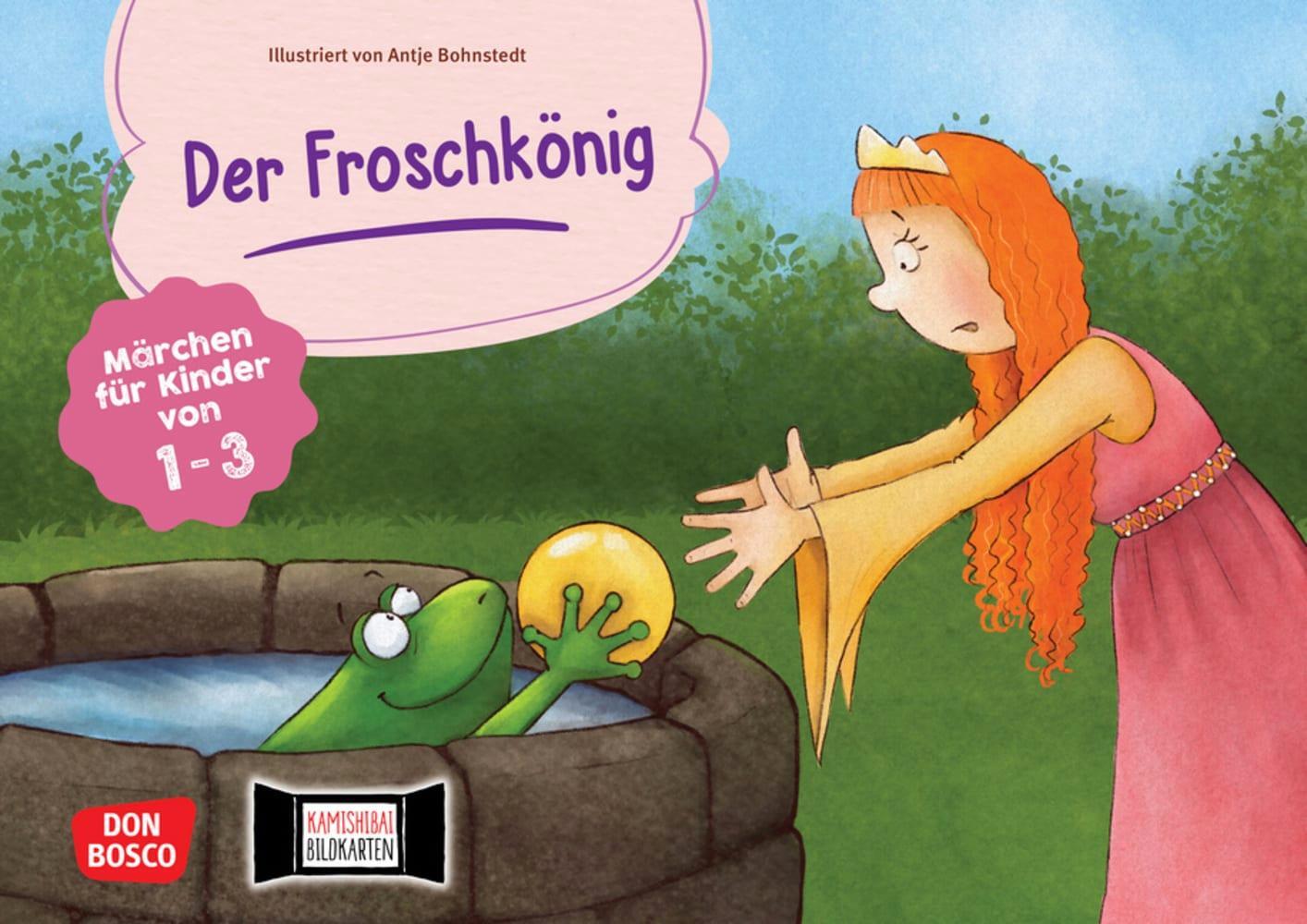 Cover: 4260179517235 | Der Froschkönig. Kamishibai Bildkartenset | Brüder Grimm | Box | 7 S.