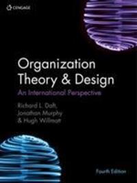 Cover: 9781473765900 | Organization Theory & Design | An International Perspective | Buch