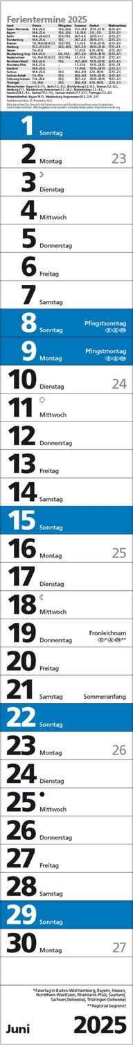 Bild: 9783731879572 | Streifenplaner Praktika Blau 2025 | Verlag Korsch | Kalender | 12 S.