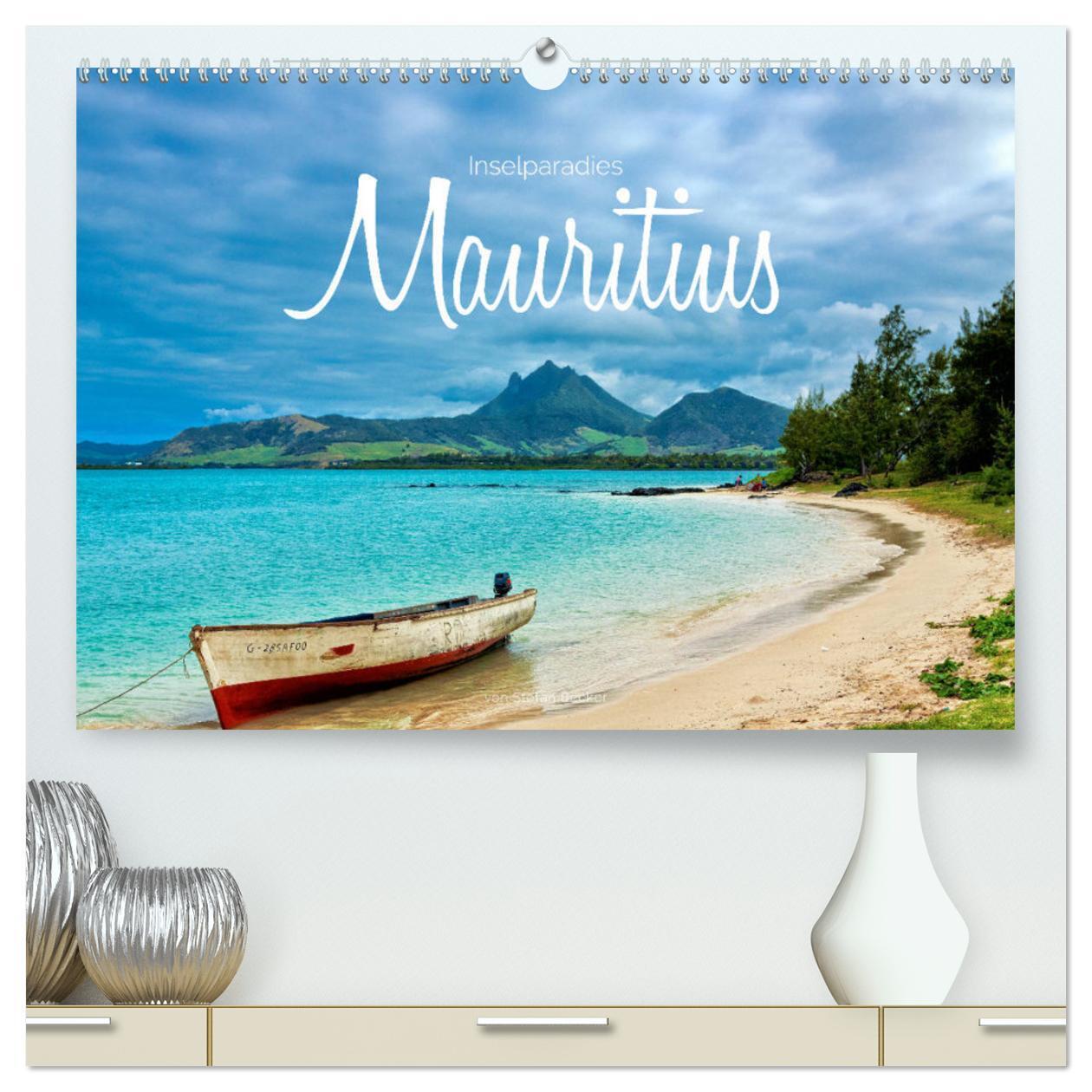 Cover: 9783383598968 | Inselparadies Mauritius (hochwertiger Premium Wandkalender 2024 DIN...
