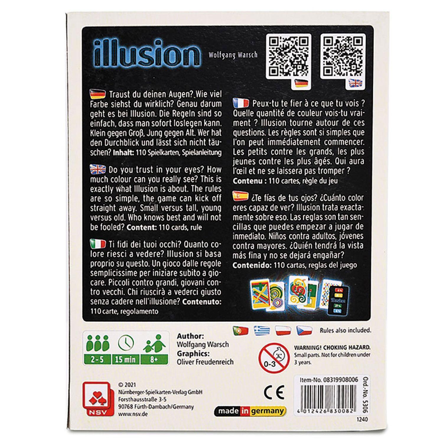 Bild: 4012426830082 | Illusion - Natureline | Nürnberger Spielkarten Verlag | Spiel | 2022