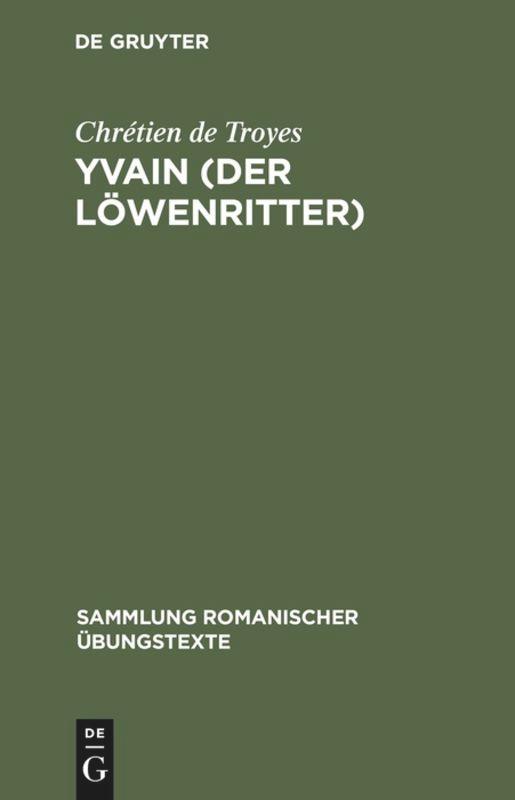 Cover: 9783484530157 | Yvain (Der Löwenritter) | Chrétien De Troyes | Buch | XLVIII | Deutsch