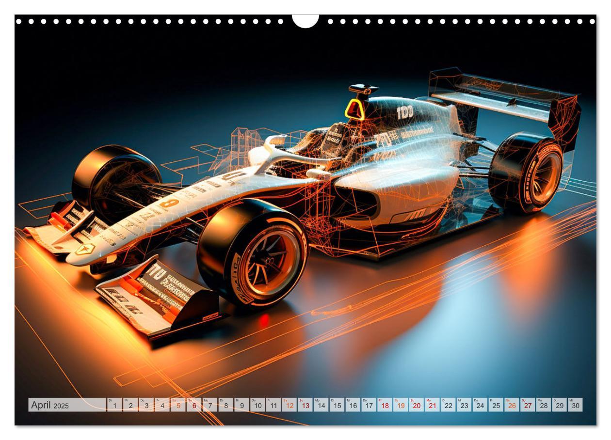 Bild: 9783383888632 | Formel E Phantasien (Wandkalender 2025 DIN A3 quer), CALVENDO...