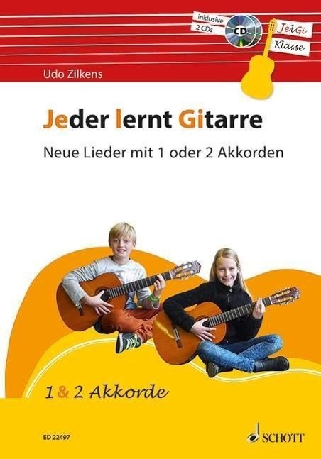 Cover: 9783795709624 | Jeder lernt Gitarre - Neue Lieder mit 1 oder 2 Akkorden | Udo Zilkens