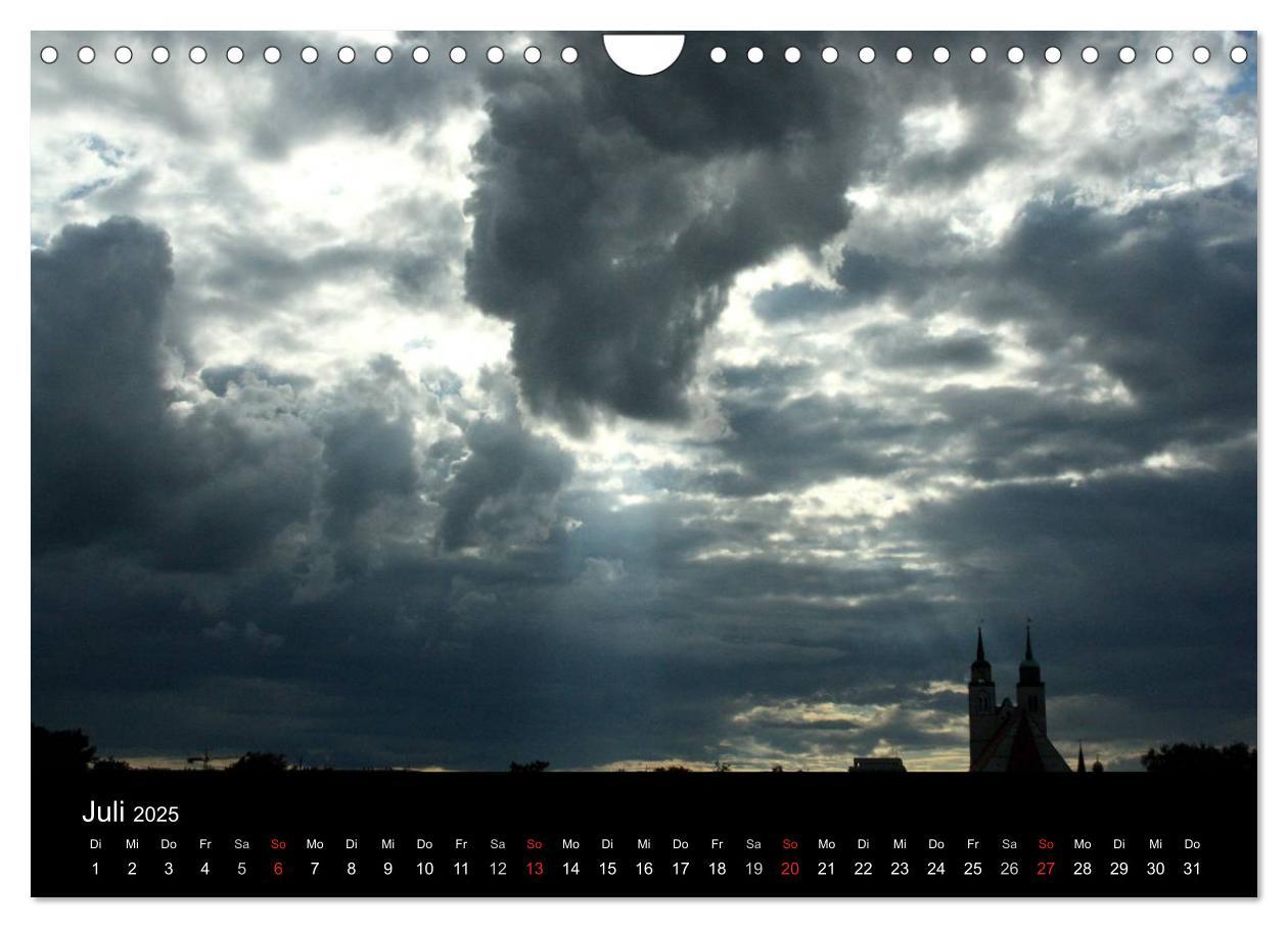 Bild: 9783435802142 | Wolken (Wandkalender 2025 DIN A4 quer), CALVENDO Monatskalender | Röhr