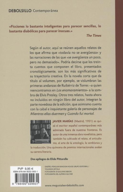 Rückseite: 9788490329931 | Mala índole | Javier Marías | Taschenbuch | Spanisch | 2014