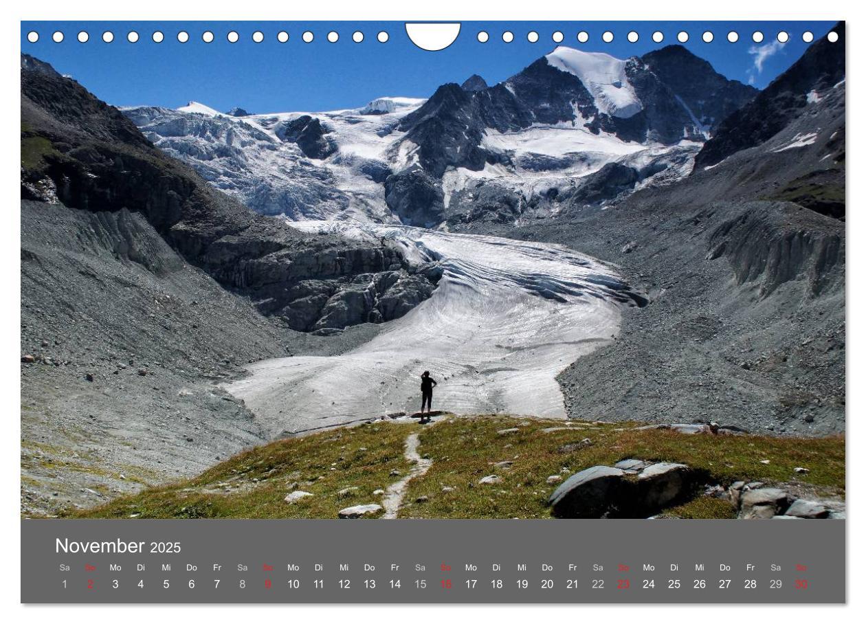 Bild: 9783435611812 | Wallis. Perle der Schweiz (Wandkalender 2025 DIN A4 quer), CALVENDO...