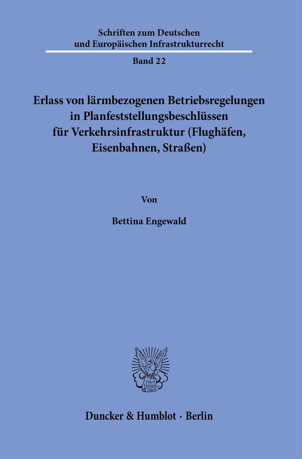 Cover: 9783428186389 | Erlass von lärmbezogenen Betriebsregelungen in...