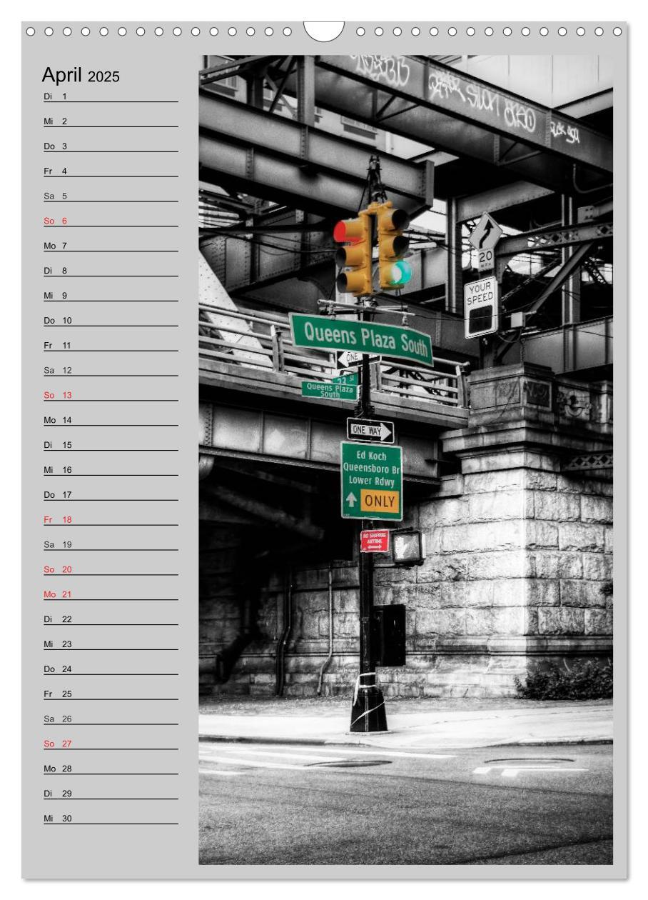 Bild: 9783457019344 | New York Colorkey (Wandkalender 2025 DIN A3 hoch), CALVENDO...