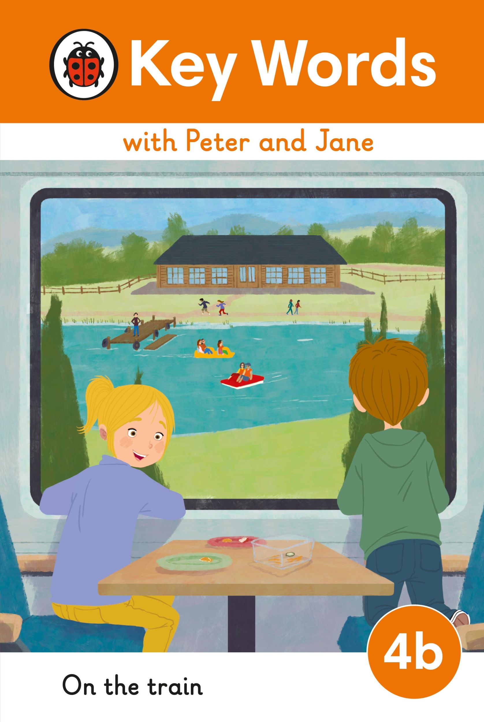 Cover: 9780241510834 | Key Words with Peter and Jane Level 4b - On the Train | LADYBIRD