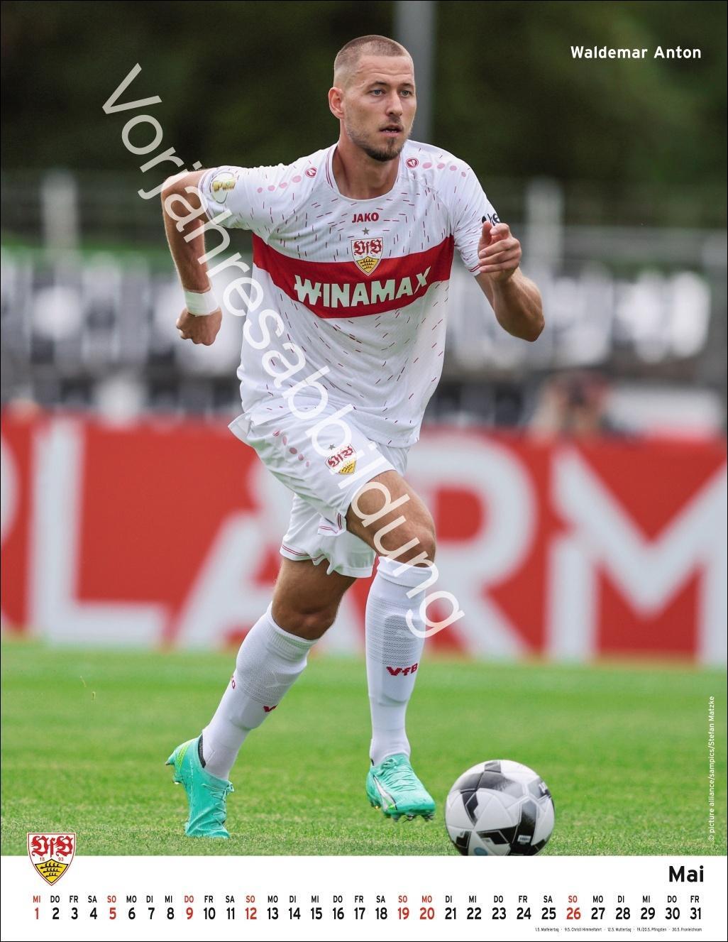 Bild: 9783756405404 | VfB Stuttgart Posterkalender 2025 | Heye | Kalender | Spiralbindung