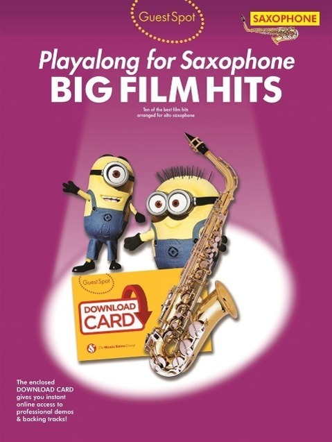 Cover: 9781783058723 | Guest Spot: Big Film Hits Playalong For Alto Sax | Music Sales Own