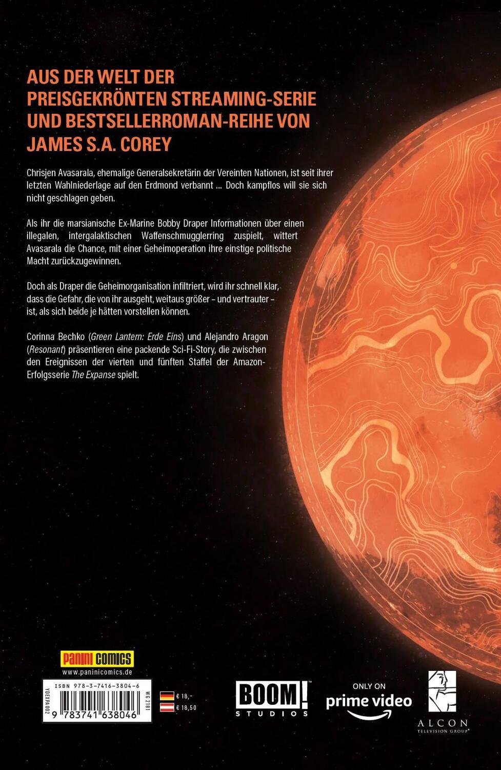 Rückseite: 9783741638046 | The Expanse - Die Graphic Novel | James S. A. Corey (u. a.) | Buch