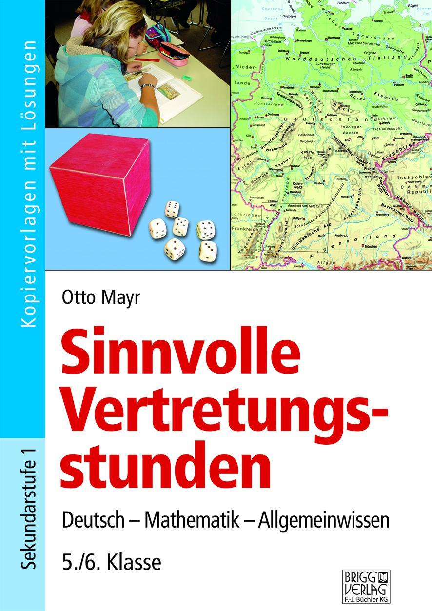 Cover: 9783956603013 | Sinnvolle Vertretungsstunden 5./6. Klasse | Otto Mayr | Taschenbuch