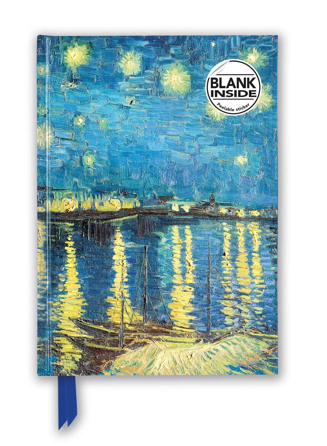 Cover: 9781787558571 | Vincent Van Gogh: Starry Night Over the Rhône (Foiled Blank Journal)