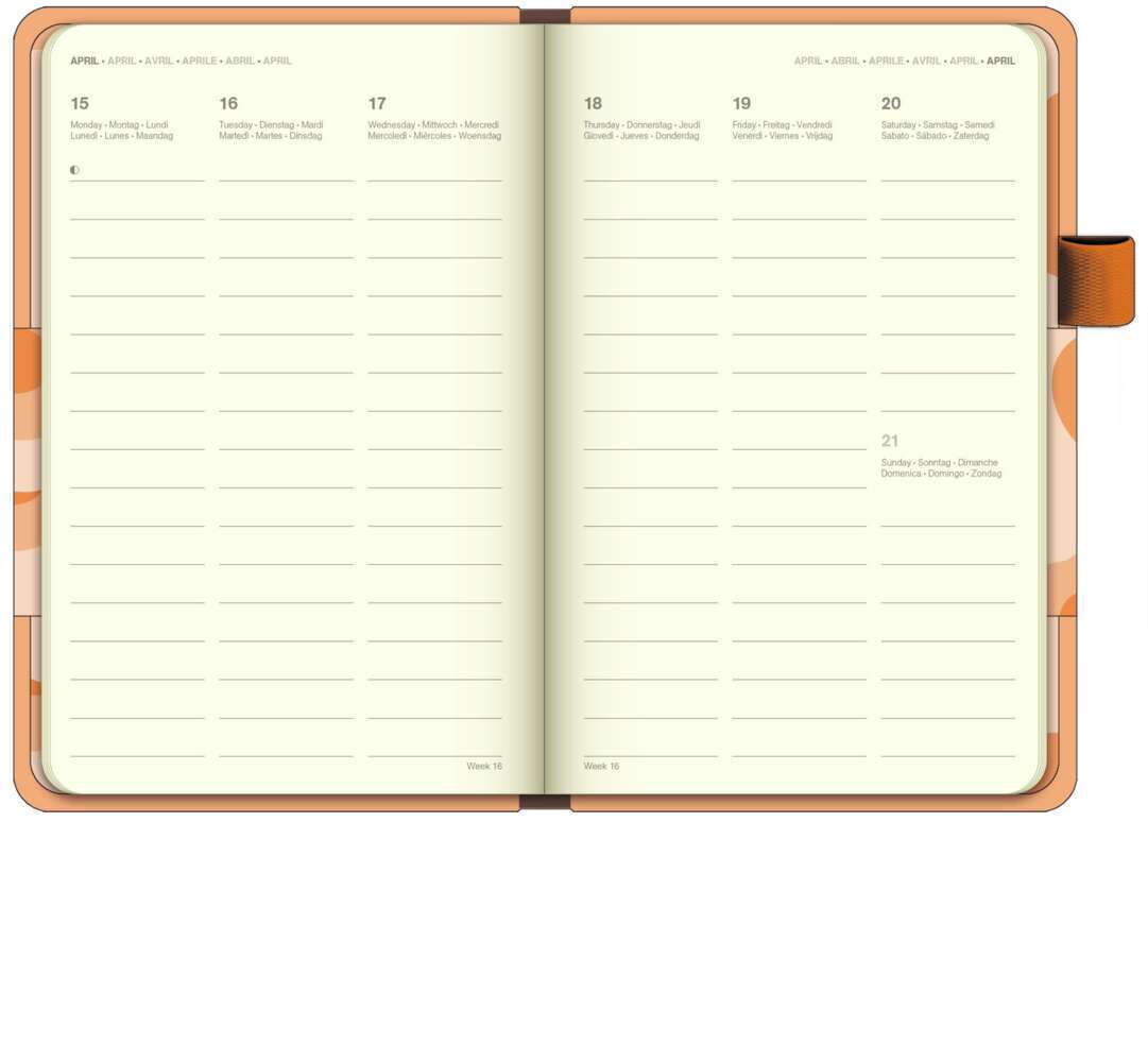 Bild: 4002725987679 | Apricot 2024 - Diary - Buchkalender - Taschenkalender - 9x14 | Verlage
