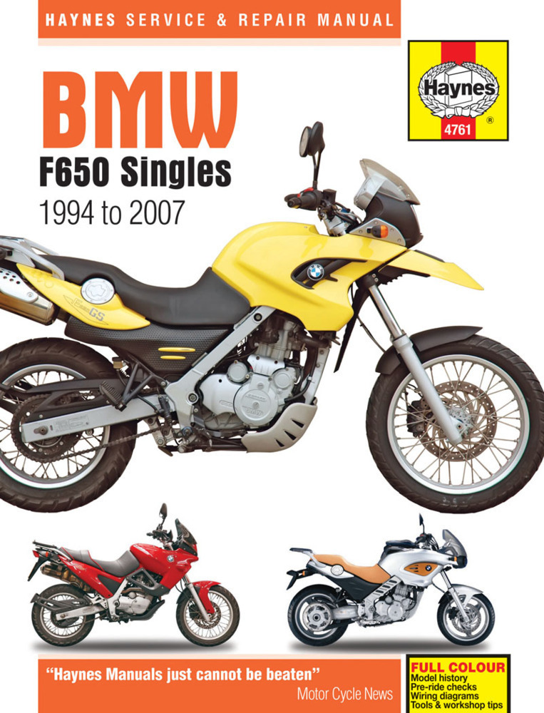 Cover: 9780857338662 | BMW F650 Singles (94 - 07) Haynes Repair Manual | Haynes Publishing