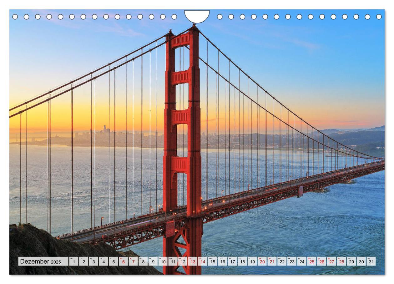 Bild: 9783435110339 | San Francisco - City on the Bay (Wandkalender 2025 DIN A4 quer),...